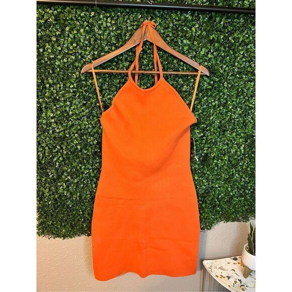 Abercrombie & Fitch Orange Mini Dress - Picture 2 of 6
